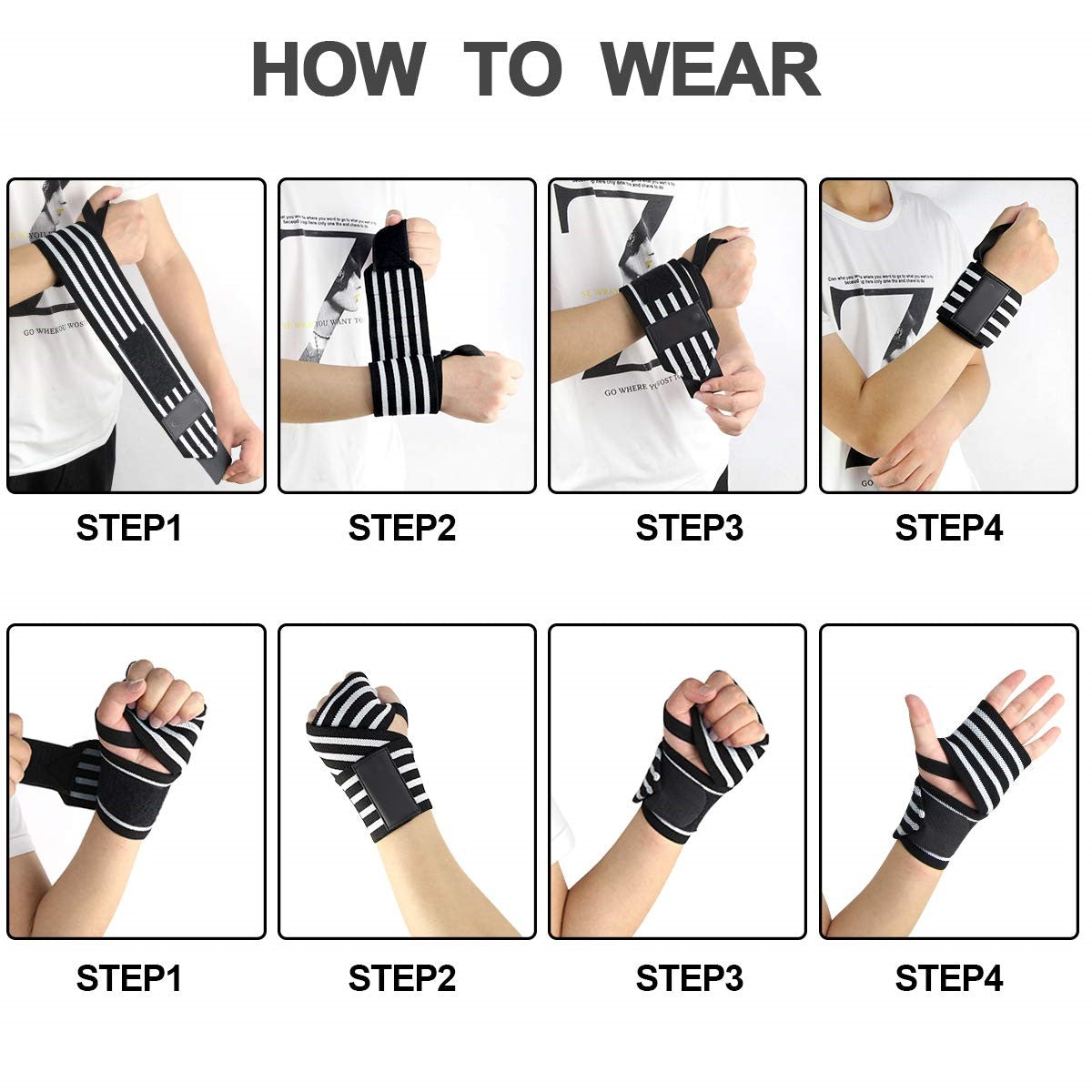 Aupcon One pair Cross-fit Wrist Wrap