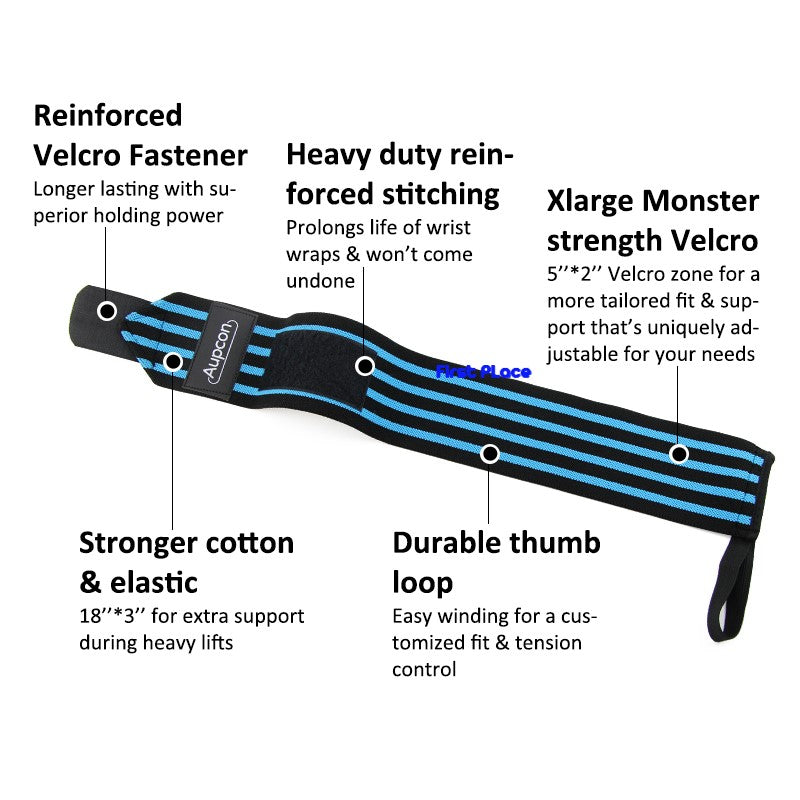 Aupcon One pair Cross-fit Wrist Wrap