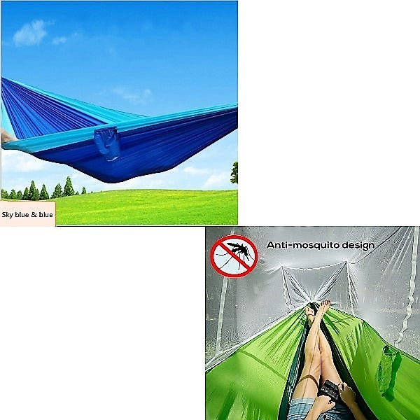 Ultra Light Outdoor Camping Hammock  With Mosquito Net