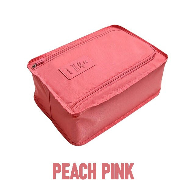 Portable /Foldable Shoe Bags Organizer Travel Storage Pouch with Zipper