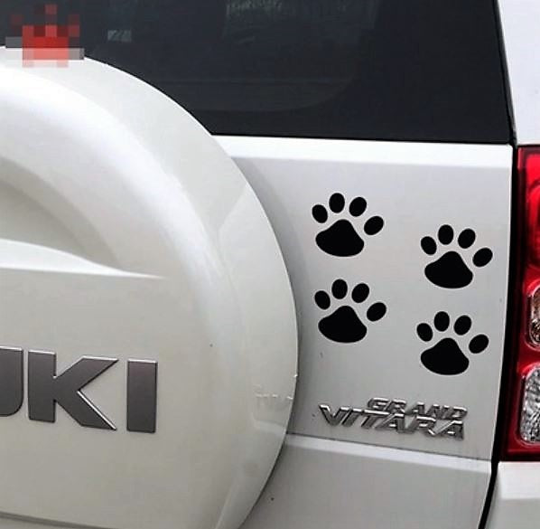 8 Paws Decoration Decals Car Stickers