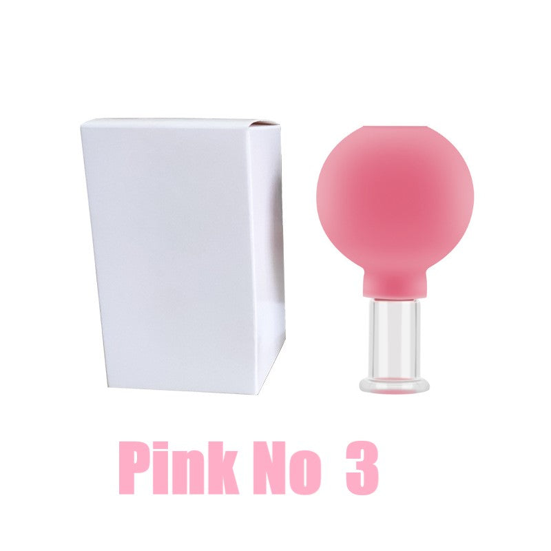 Glass Facial Cupping/Silicone Vacuum Suction Face Massage Cup/Anti Cellulite Lymphatic Therapy