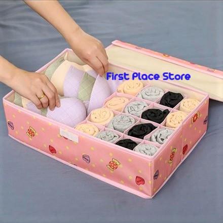 17 Grids Underwear Storage Box
