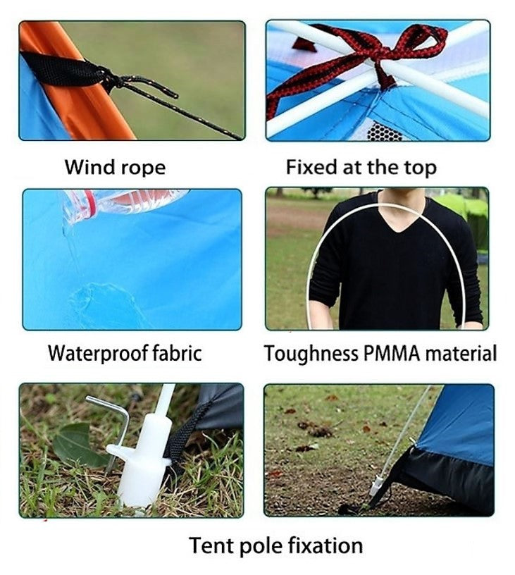 Portable Quick-Opening Tent for 3-4 persons