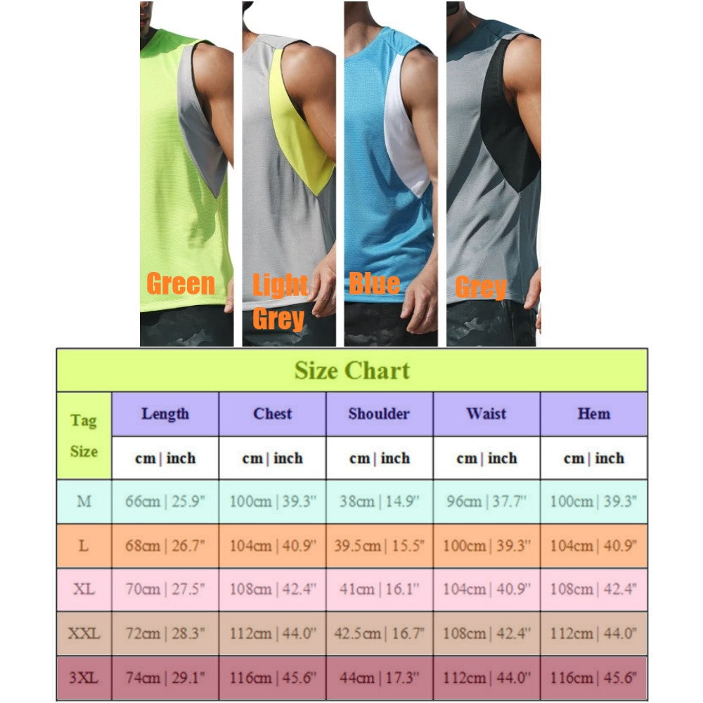 Quick-dry Sleeveless Men Shirt/ Sportswear/Gym training top