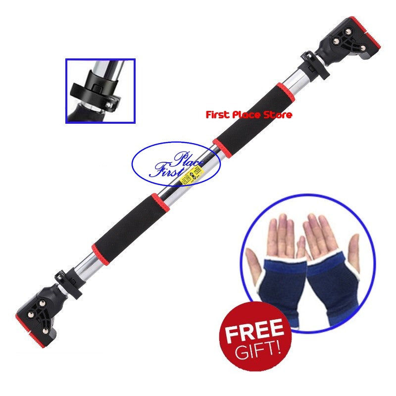 Adjustable Doorway Chin Up/Pull up Bar with Precision Level (Length 72-105 cm)