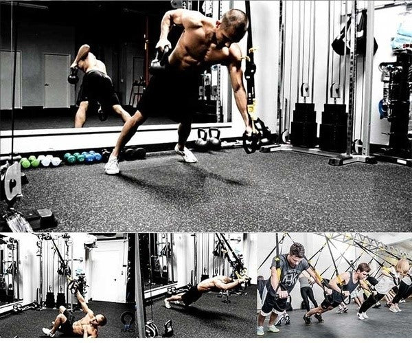 Hanging Suspension Training Strap/Resistance Belt Set Pro3 P 4/TRX PRO Suspension Training Kit