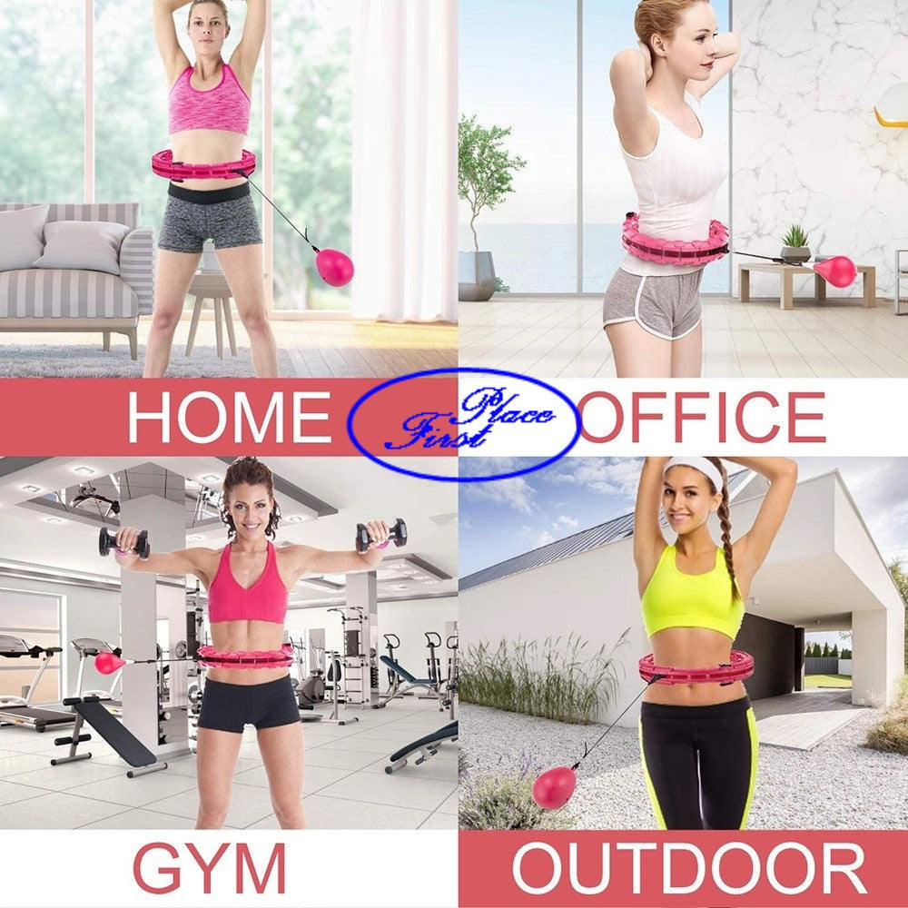 Adjustable/Detachable 24/30/32 Knots Hula Smart Hoop for Weight Loss Massage Hoop