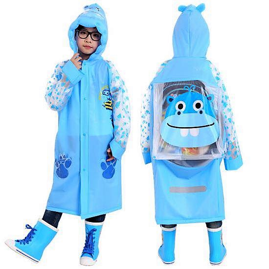 Student Raincoat  Special For School Bag
