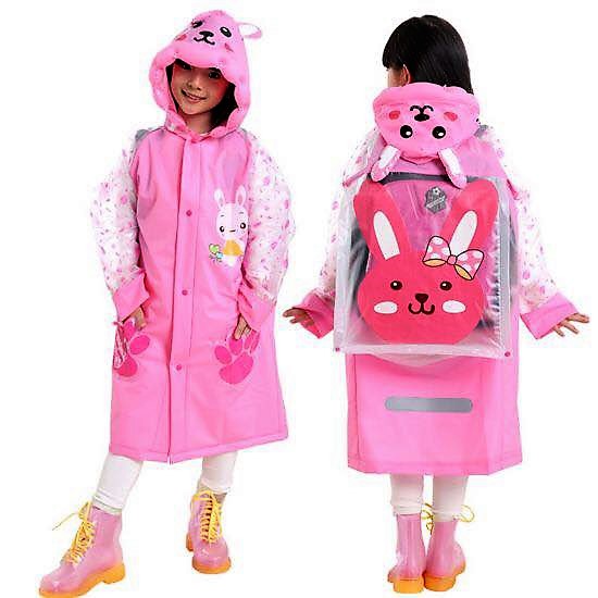 Student Raincoat  Special For School Bag