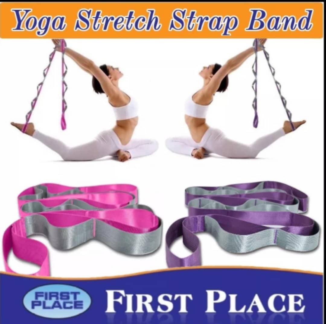 Yoga Stretch Strap Band with Door Anchor