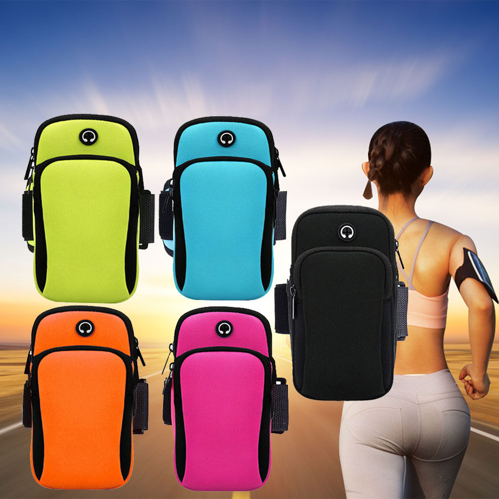 Sports Arm Band Mobile Phone Holder Bag Running Gym Armband Exercise