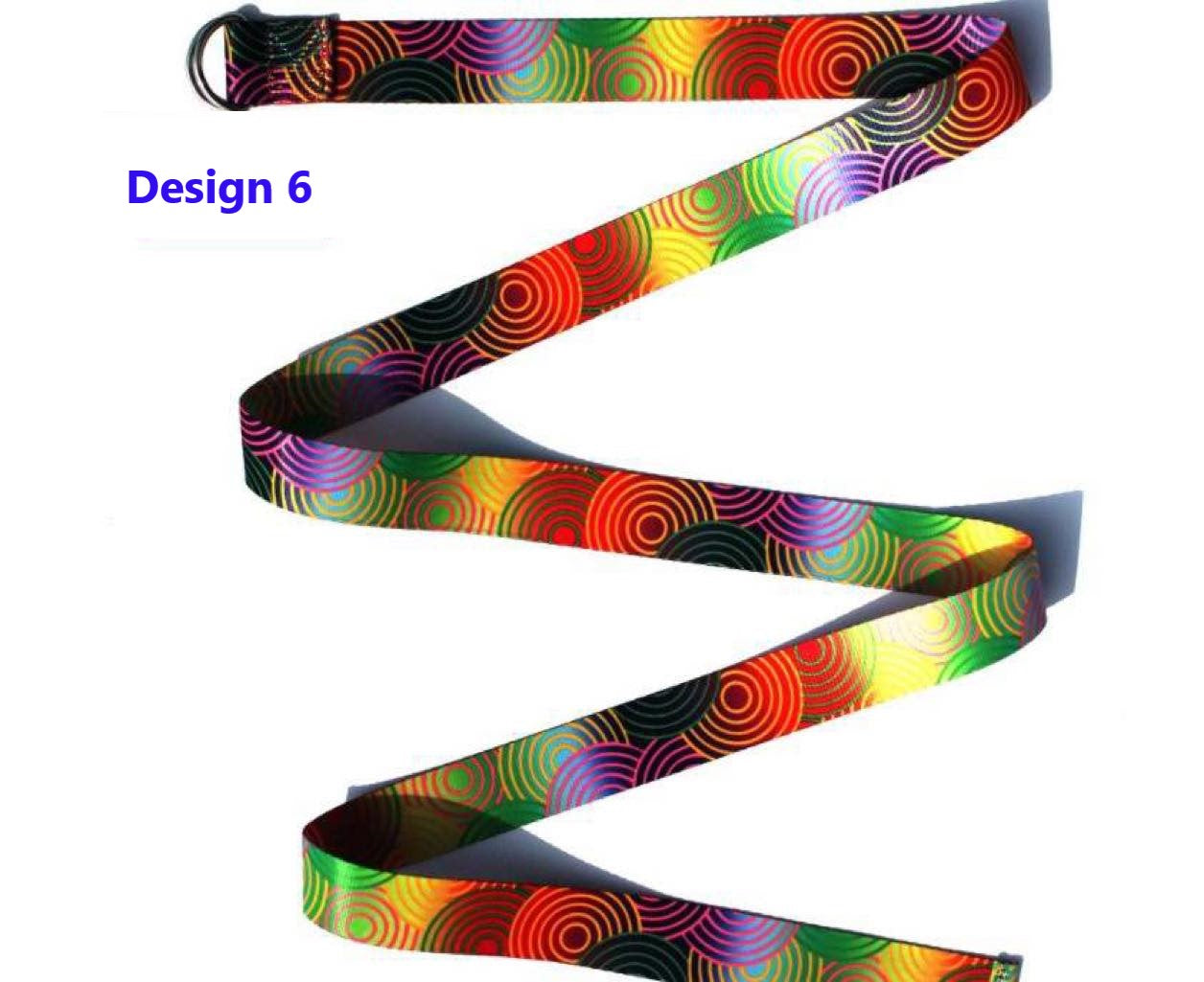 High quality colorful printing design stretch belt/Yoga Strap