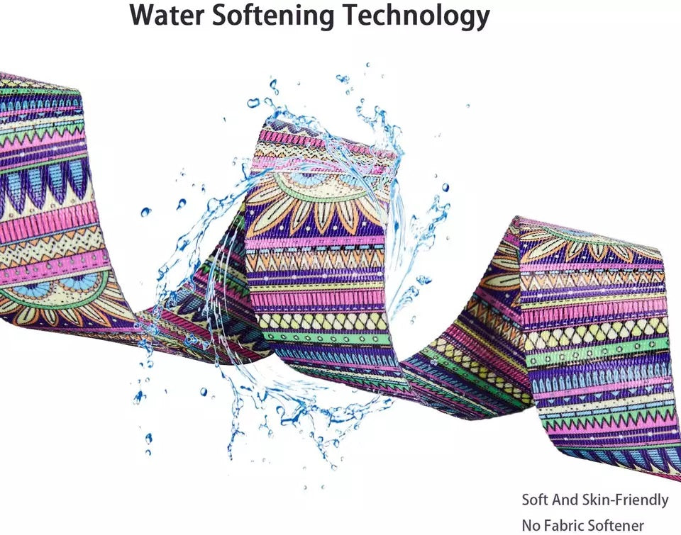 High quality colorful printing design stretch belt/Yoga Strap