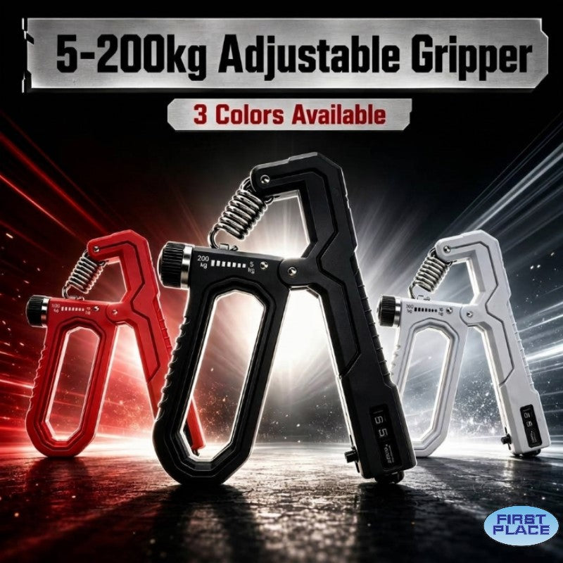 5-200kg Adjustable Hand Grip Strengthener with Counter