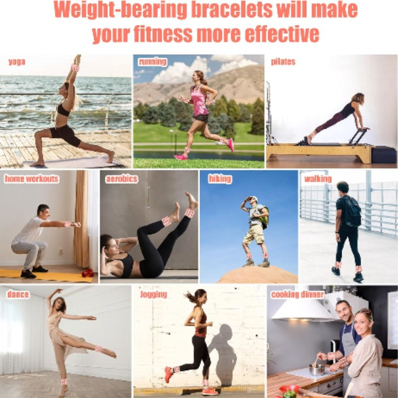 Adjustable Silicone Wrist and Ankle Weight/ Adjustable Fitness Wristband/ Silicone Ankle Strap//Bracelet