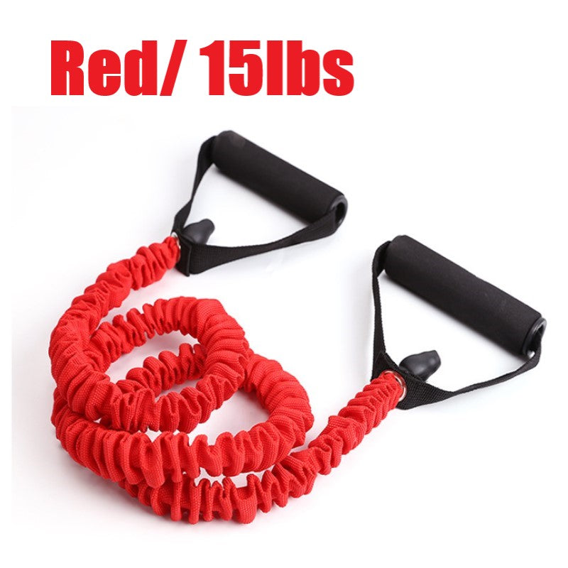 Resistance Band with Handles Yoga Pull Rope Elastic Fitness Exercise Tube Band