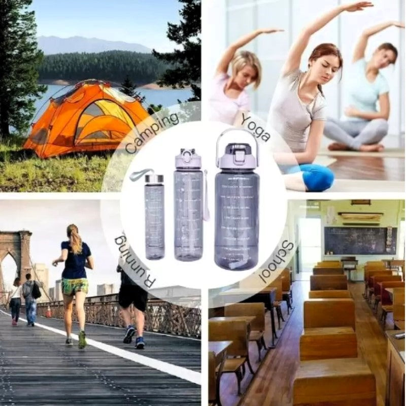 3pcs set 2 Liter water bottle/ Sport Water Bottle