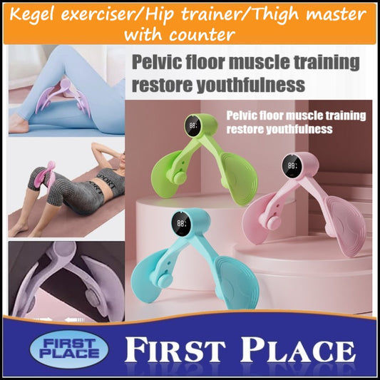 Multifunctional Leg Clip, Thigh Master, Thigh Exerciser, Hip Trainers ,Kegels Exerciser, Professional Pelvic Floor Trainers with Counter