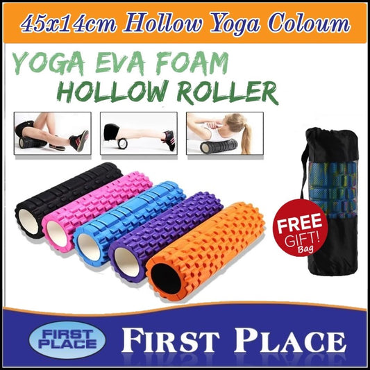 45cmx 14 cm Hollow Classic Yoga Column / EVA Foam Roller
