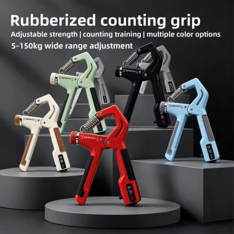 5-150kg Adjustable Hand Grip Strengthener with Counter