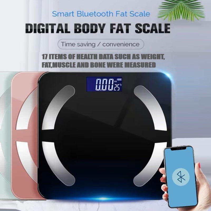 Smart health electronic Body Weight scale that analyzes HDA body index with Bluetooth connection using App