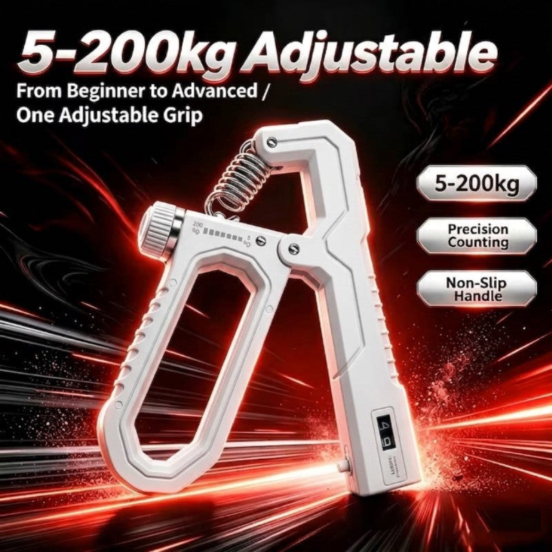 5-200kg Adjustable Hand Grip Strengthener with Counter