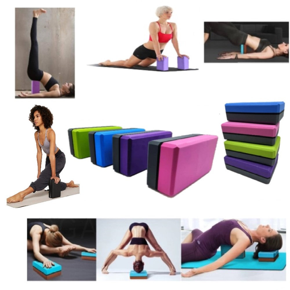 Dual Color EVA Foam Yoga Block (120g)