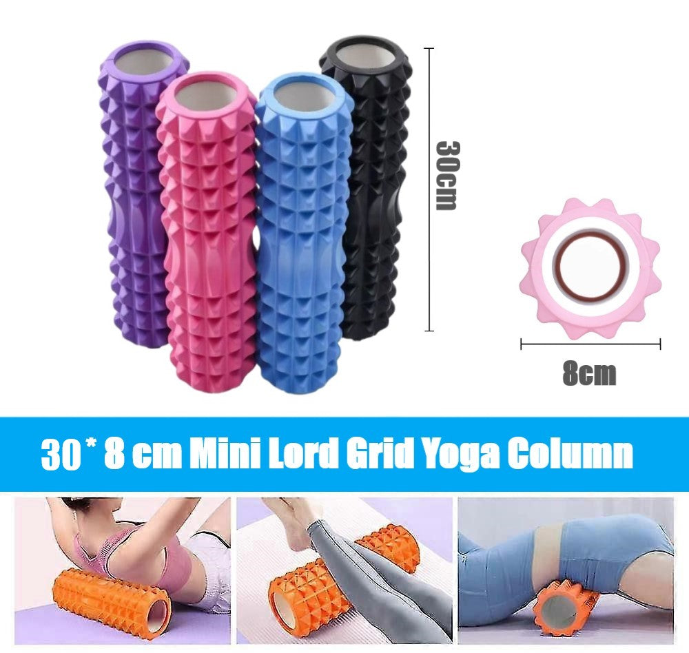 30cm x 8cm Lord Grid Yoga Column / EVA Foam Roller