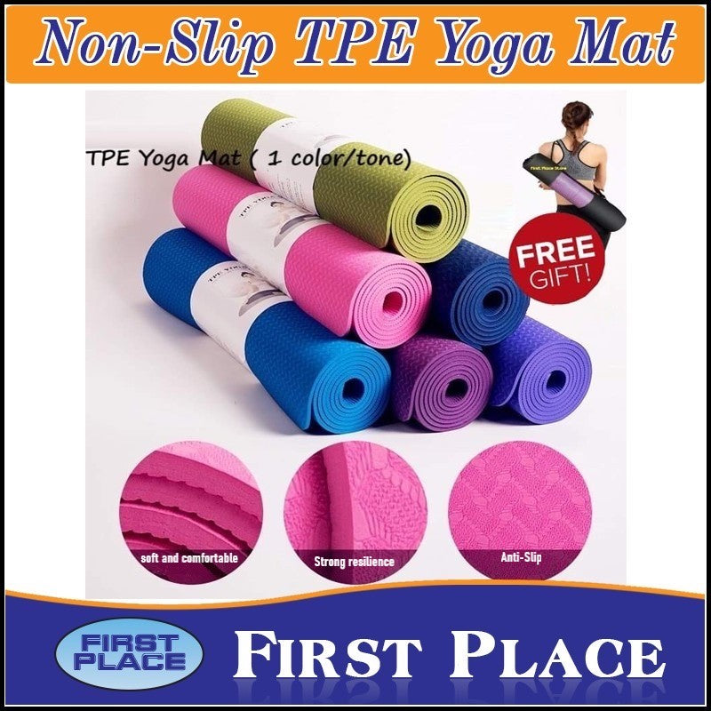 6mm Thickness TPE Yoga Mat (OH!)