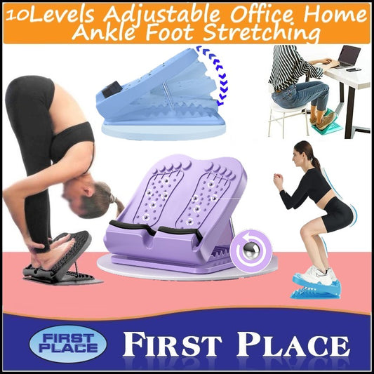 10 Levels Adjustable Portable Slant Board /Ankle Foot Stretching/ Calf Stretcher/Ankle Stretcher