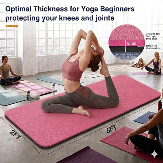 8mm Thickness TPE Yoga Mat