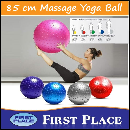 85cm Anti-burst Gym Ball/Massage Yoga Ball with pump