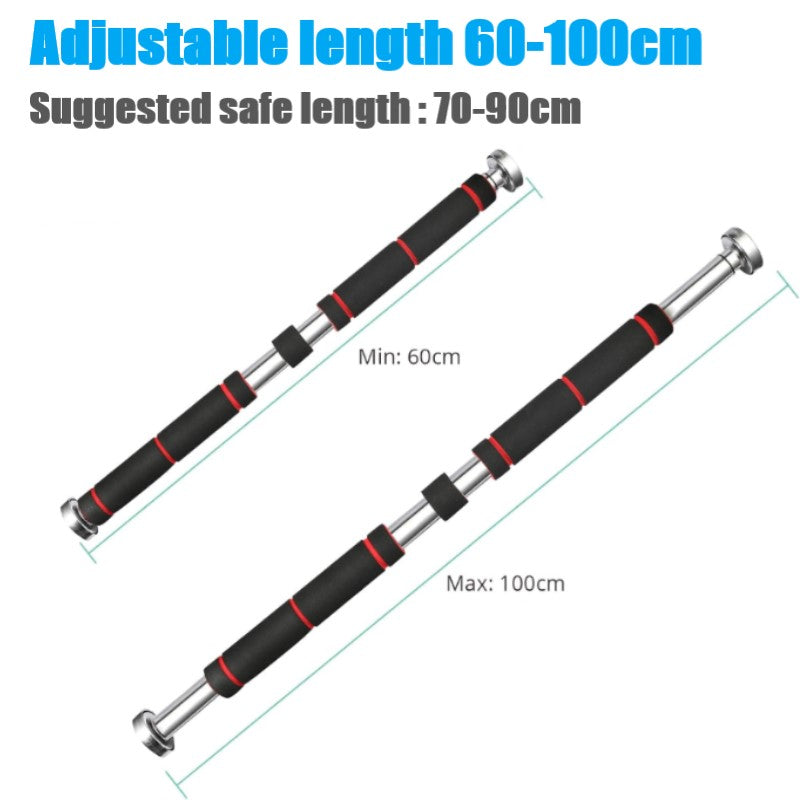 Adjustable Horizontal Pull Up /Chin up Bar (Length 60cm-100cm)