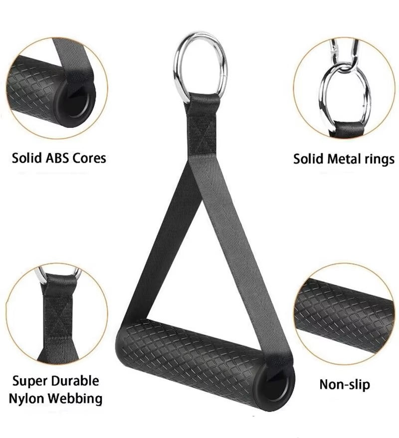 Heavy Duty Exercise Handle Pair with Carabiners