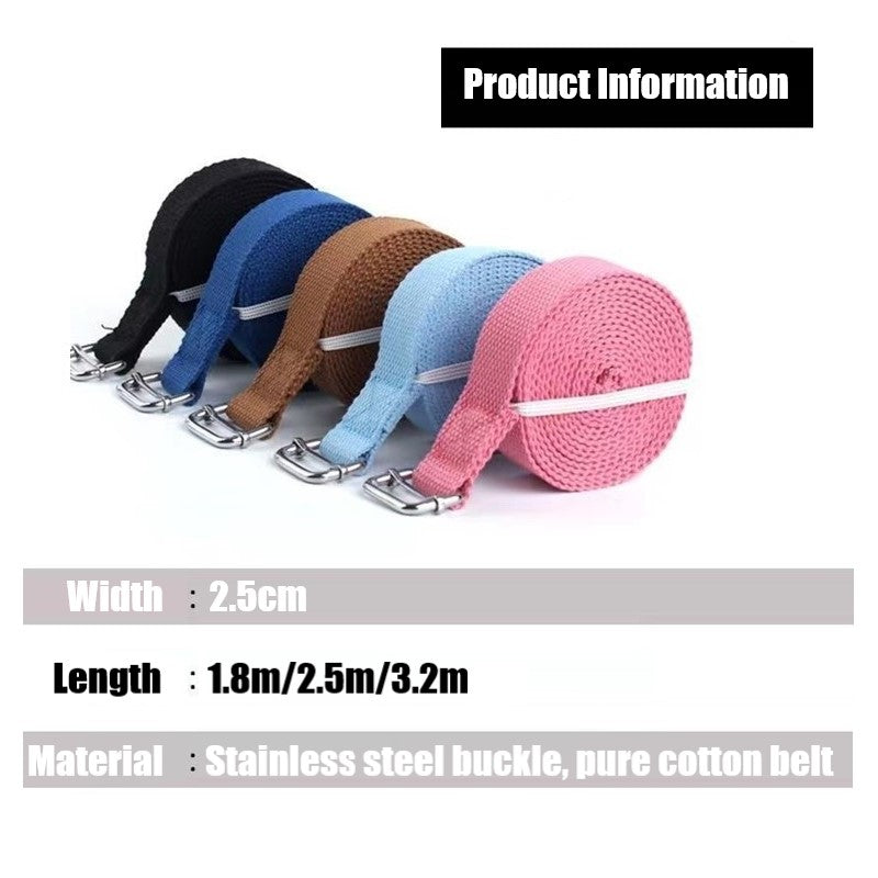 Yoga Strap / Stretch Belt with buckle
