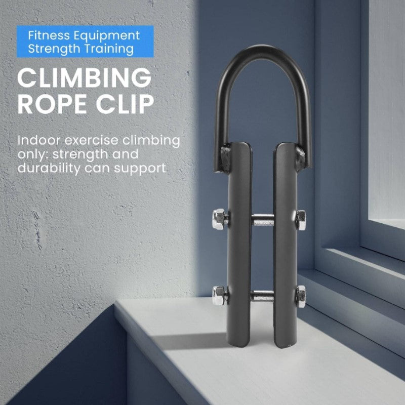 Climbing Rope Clamp Sturdy Rope Clasp for Rope Climb for Fitness Workout Gym