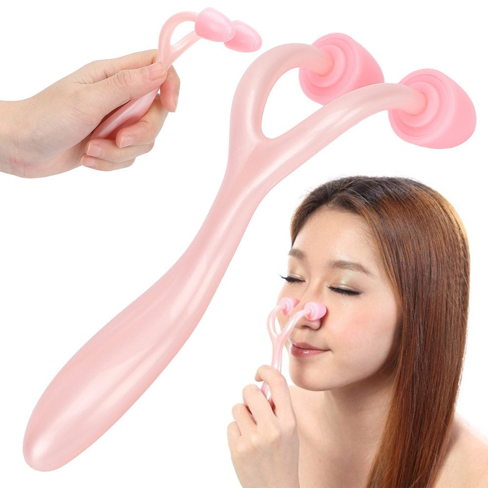 Facial Roller Massager Silicone Nose Straightening Corrector Anti-Aging Skin Tightening Face Lift Beauty Tool