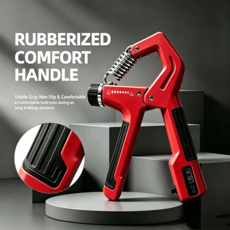 5-150kg Adjustable Hand Grip Strengthener with Counter