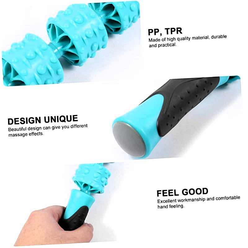 Yoga Massage Roller Stick Muscle Relaxer for Yoga Sports Fitness Equipment