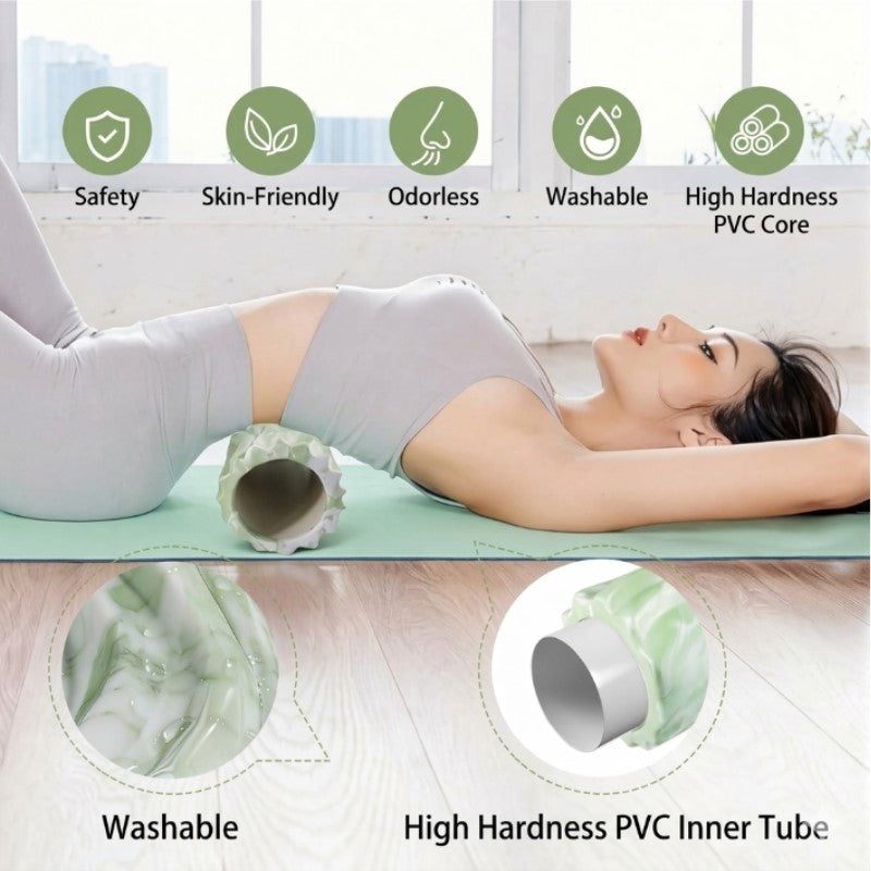 45cm x 14cm Gradient Wave Yoga Column/ EVA Foam Roller