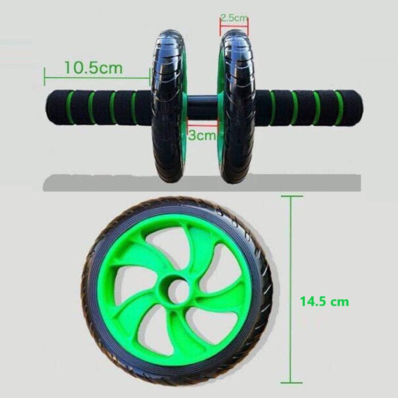 14.5cm anti-slip abdominal wheel double-wheel /Abs wheel