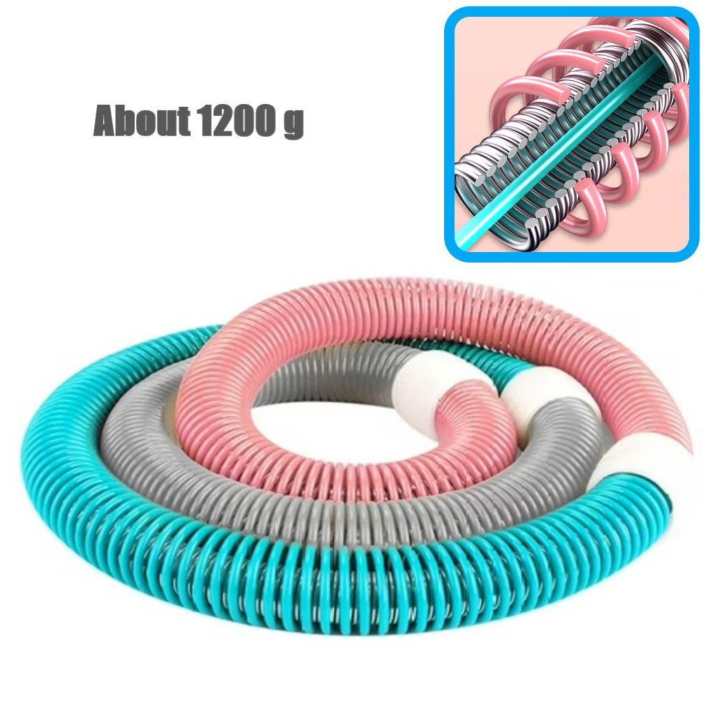 Soft Spring Hula Hoop /Compact Waist Trainer/ Portable Exercise Ring