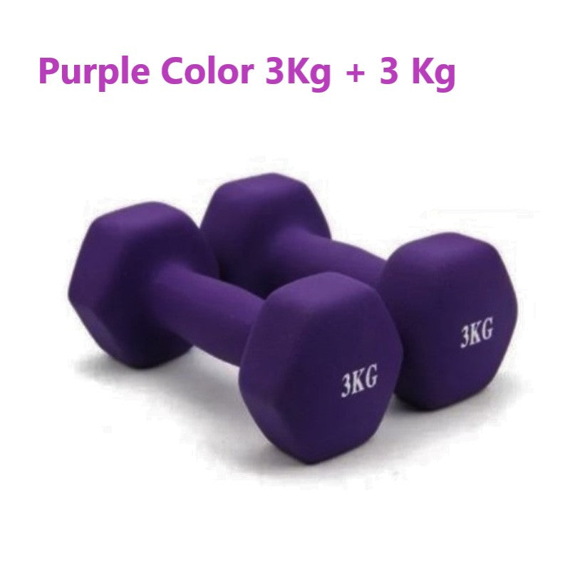 Kg Neoprene coated Dumbbells Set