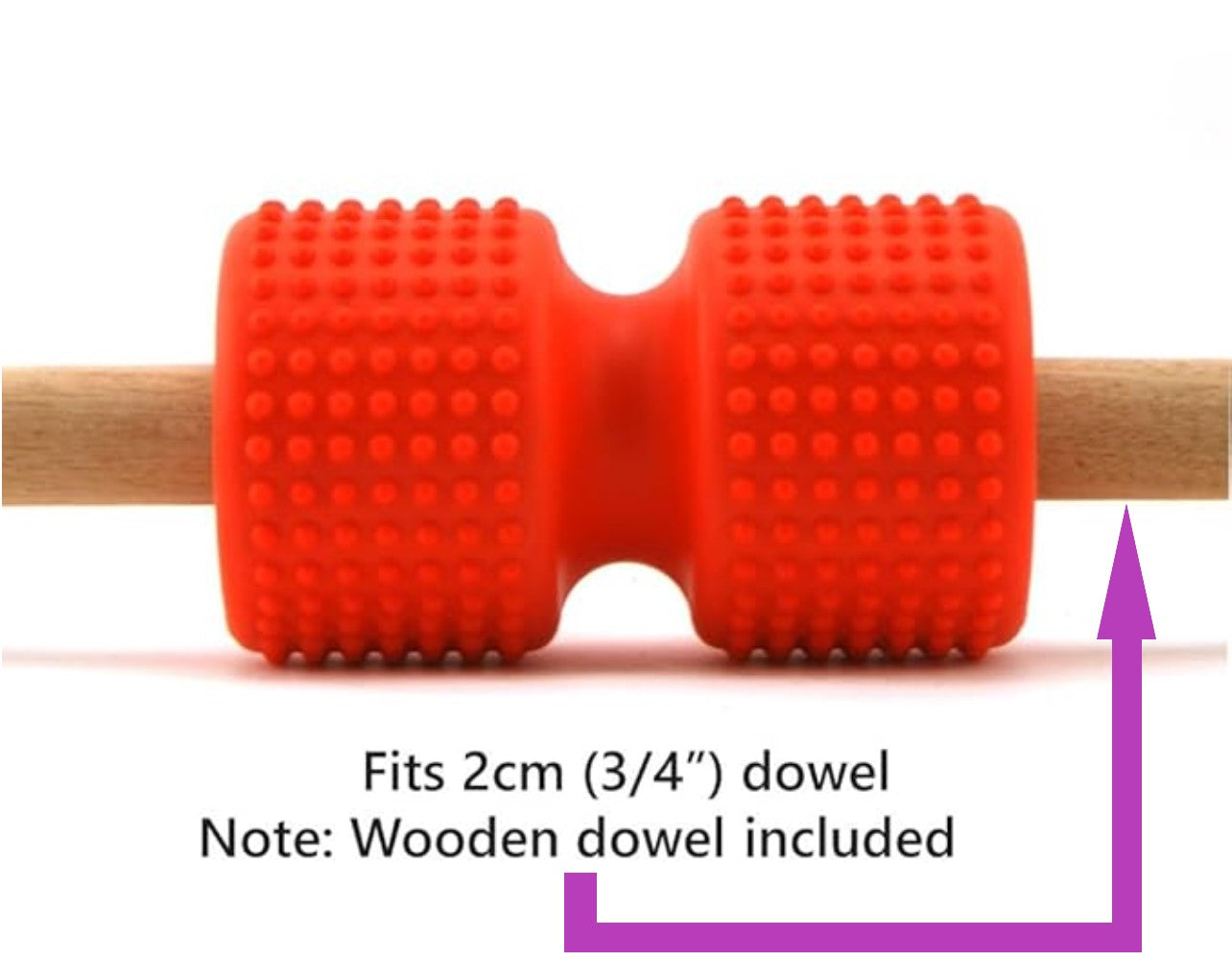 Upper Back Roller - Deep Tissue Massage Roller for Neck, Upper Back, Thoracic Spine, Massage and Mobility