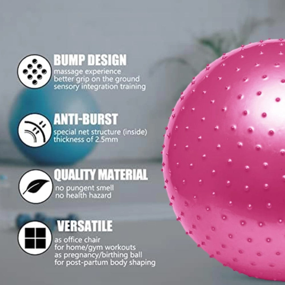 85cm Anti-burst Gym Ball/Massage Yoga Ball with pump