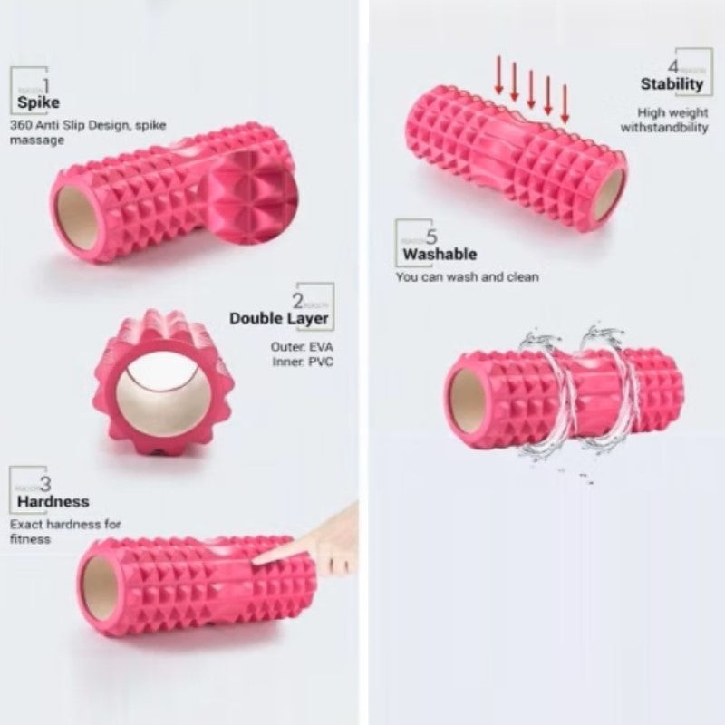 30cm x 8cm Lord Grid Yoga Column / EVA Foam Roller