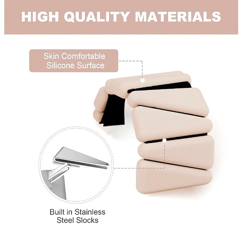 Adjustable Silicone Wrist and Ankle Weight/ Adjustable Fitness Wristband/ Silicone Ankle Strap//Bracelet