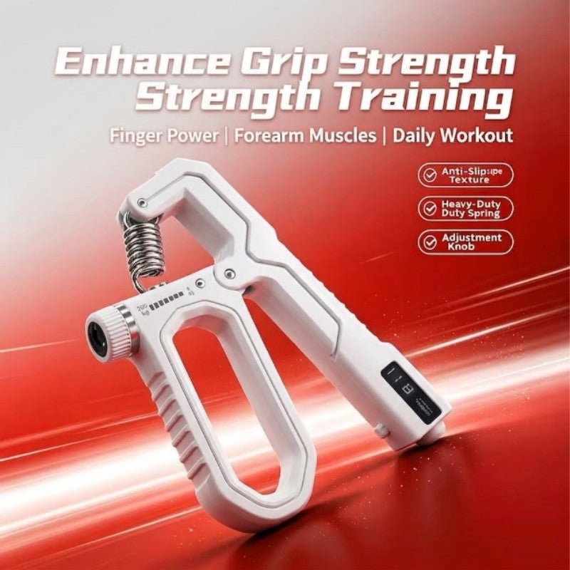 5-200kg Adjustable Hand Grip Strengthener with Counter