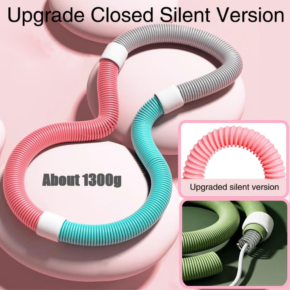 Soft Spring Hula Hoop /Compact Waist Trainer/ Portable Exercise Ring